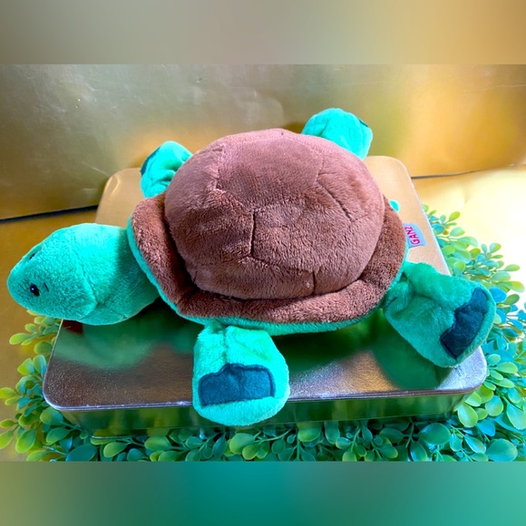 GANZ WEBKINZ COLLECTIBLE TURTLE HM150 LOGO ON SHELL SUPER SOFT 9” - Picture 5 of 12